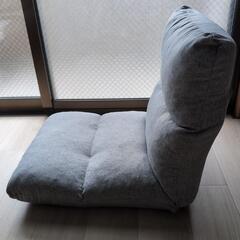 へたりにくい座椅子　ライトグレーの画像