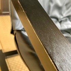 不二貿易リラックスチェア　黒の画像