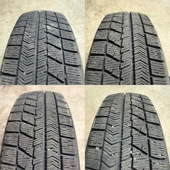 A-46 タイヤ 中古　BRIDGESTONE BLIZZAK VRX  STUDLESS 155/65R14の画像