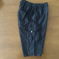 男児150黒ハーフパンツの画像