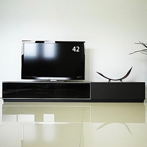 【超美品‼️】定価79,800円♪ 日本製 ジェネラルシェイプ 210cm幅ローボード テレビ台 リビング収納家具 オーク材ダークブラウン♪