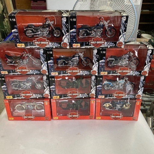 ハーレーダビッドソン　模型　まとめ売り