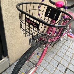 ミニーマウス子供用自転車18インチの画像