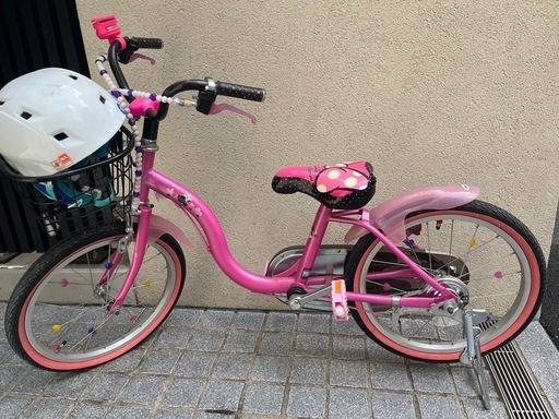 ミニーマウス子供用自転車18インチ