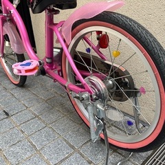 ミニーマウス子供用自転車18インチの画像
