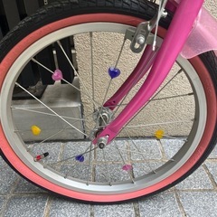 ミニーマウス子供用自転車18インチの画像
