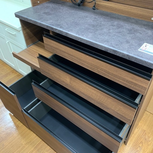 軽トラ無料貸し出し】【Pamouna】【3枚扉レンジボード】【トレファク