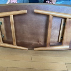 折りたたみローテーブルの画像