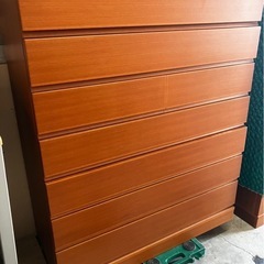 I2507-442 府中家具 桐製家具 桐タンス チェスト7段 ...