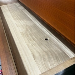 I2507-442 府中家具 桐製家具 桐タンス チェスト7段 上下2分割 中古美品の画像