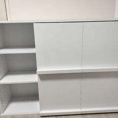 LOWYA　可動式ラック　ホワイトの画像