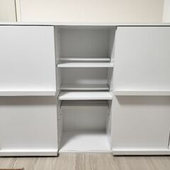 LOWYA　可動式ラック　ホワイトの画像