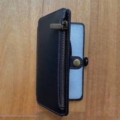 【未使用】iPhone12 mini PUレザー　スマホケース　　ショルダーストラップ付きの画像