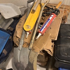 色々な工具あります（ミキサーや電動工具あり）の画像