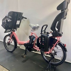 1年保証 送料無料　ヤマハ　パスキッス　20インチ　3人乗り　電動アシスト自転車 g720の画像
