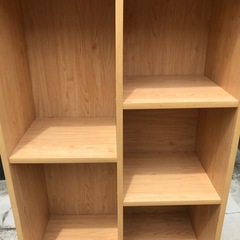 ☆フリーボックス　カラーボックス　ナチュラルの画像