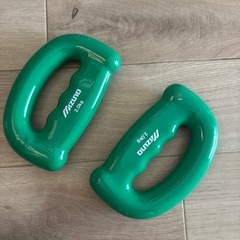 ダンベル１５キロと小さい重り２キロの画像