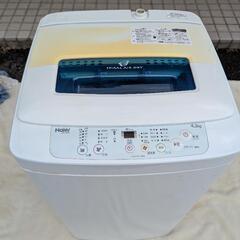 ハイアール Haier 全自動電気洗濯機 　4.2kg 2017年製　棚付き の画像