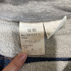 マタニティ　ショートデニム
の画像