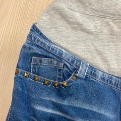 マタニティ　ショートデニム
の画像