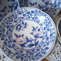 ②美品【花唐草】中鉢6個＋小鉢6個の画像