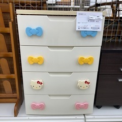 リユースのサカイ東金店 4段衣装ケース ※上段剥がれあり TJ1...