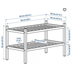 IKEA シューズラックの画像