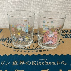 すみっコぐらし グラス 2点セット ぺんぎん？ ねこの画像