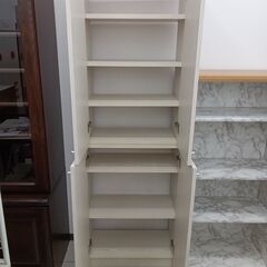 ★リユースのサカイ日立店★HJ7126  収納棚 アイボリー H180×D28×W60 クリーニング済み の画像
