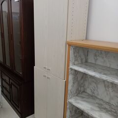 ★リユースのサカイ日立店★HJ7126  収納棚 アイボリー H180×D28×W60 クリーニング済み の画像