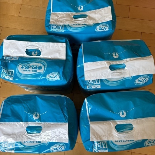 Mサイズテープオムツ30枚入×5袋