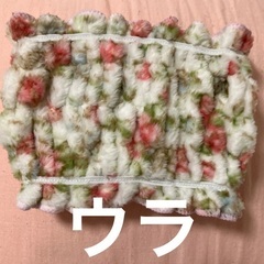 吸水性ヘアターバン　ふわふわ花柄の画像