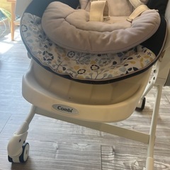 ベビースイング ハイローチェア 手動＆肌着60cmセット の画像