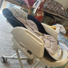 ベビースイング ハイローチェア 手動＆肌着60cmセット の画像