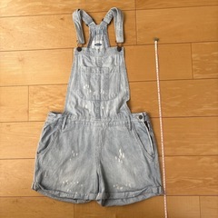 OLD NAVY サロペット　ショートパンツ　オーバーオール　デ...