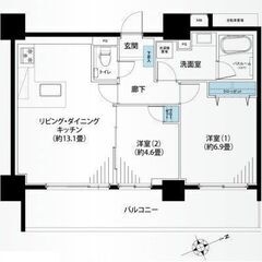 💞五反田駅徒歩1分の好立地💕3路線利用可💞最上階部分！南東角部屋...