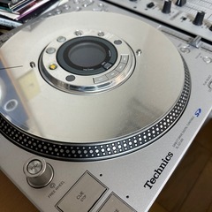 テクニクス　CDターンテーブルSL-DZ1200 2台とミキサー
の画像