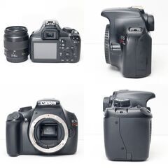 【全国送料無料】 Canon EOS Kiss X50✨ ショット数わずか！ 元箱付き シングルレンズセット ズームセット✨ 届いたらすぐに使えます✨ キヤノン キャノンの画像