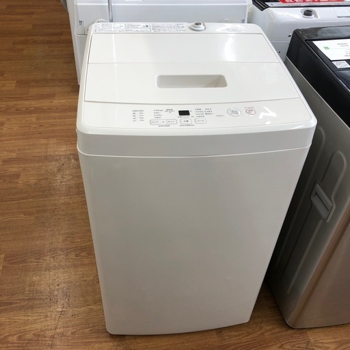 安心の6ヶ月保証付。【無印良品　全自動洗濯機　MJ-W50A 5.0kg 2020年製】取りに来れる方限定