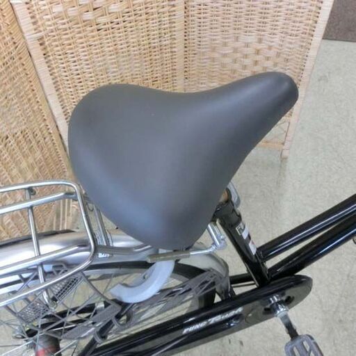 シティサイクル 26インチ 3段変速付き 黒 ママチャリ 自転車