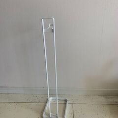 山﨑実業　ペダルなし自転車＆ヘルメットスタンド 　白
