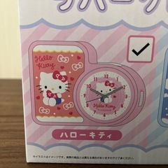 新品未開封‼️ キティ ラバー クロック 時計の画像