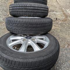 ダンロップ155-65-13(4本セット中古)の画像