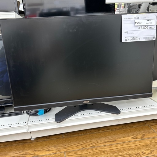 リユースのサカイ東金店 acer ゲーミングモニター 18年製 ※ネジ不揃い TJ13333