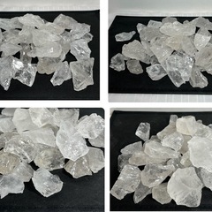 天然石&ガラス容器　総重量10kg
の画像