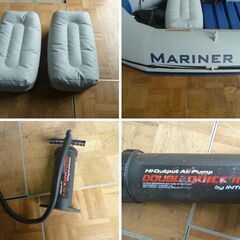 【中古】インテックス ゴムボート マリナー 3 空気注入式ボート バス 釣り アウトドア 3人乗り 小型 ボート INTEX MARINER 3 フィッシングの画像