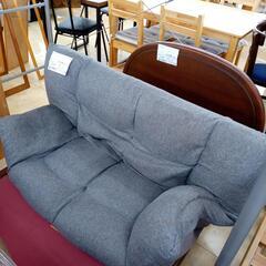 リユースのサカイ太田店★ジモティ割あり★  ２人掛けソファ グレー H46×D70×W140 クリーニング済み OJ10133の画像
