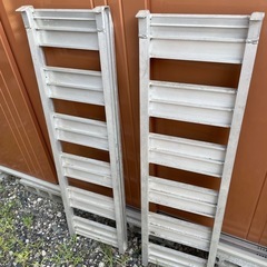 アルミブリッジ 農機具 ラダー 積み込みの画像