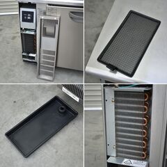 ≪zyt2331ジ≫ 福島工業/フクシマ 業務用冷蔵庫/コールドテーブル TMU-40RE2 幅120cm 2ドア 2019年製造 AC100V 簡易動作確認済 現状品 中古厨房機器/宮城県仙台市 70713-03の画像