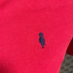 美品 コムサ 赤 ポロシャツ ワンピースの画像
